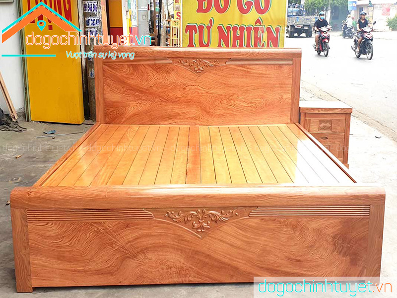 Giường gỗ Hương Đá ở Thái Bình